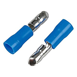 UniTEC Rundstecker (20 Stk., Querschnitt: 1 mm² - 2,5 mm², Blau)