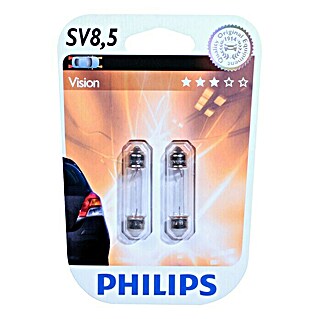 Philips Vision Soffittenlamp (C10W, 2 st.)