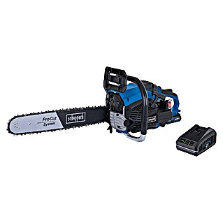 Scheppach IXES 20V Benzinekettingzaag PCS56E (2.300 W, 56 cm³, Lengte zaagblad: 51 cm, Max. takdikte: 47 cm)