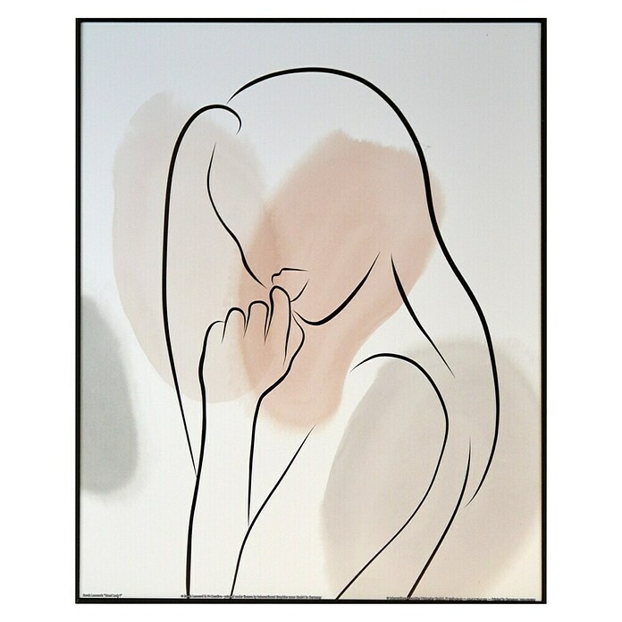 Bild Lined Lady I (Lined Lady I, B x L: 40 x 50 cm) | BAUHAUS