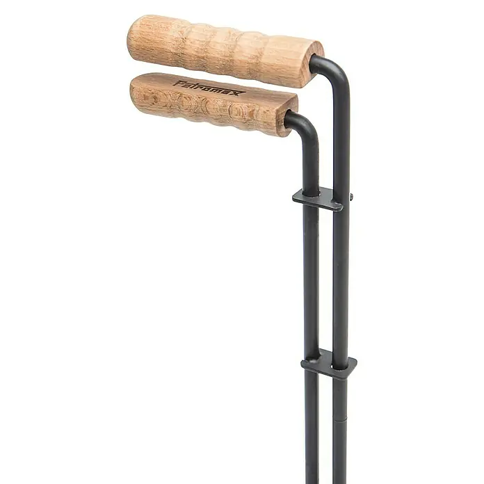 Petromax Deckelheber - Länge: 35 cm, Material: Stahl - Petromax Deckelheber für Dutch Oven. Zum sicheren Anheben heißer Deckel, mit Holzgriffen für Komfort und Kontrolle.