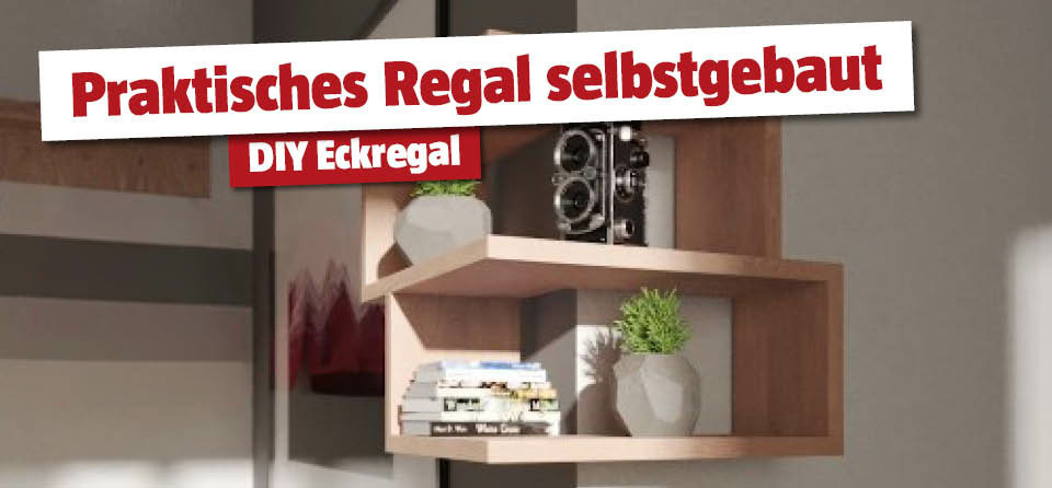 DIY Eckregal