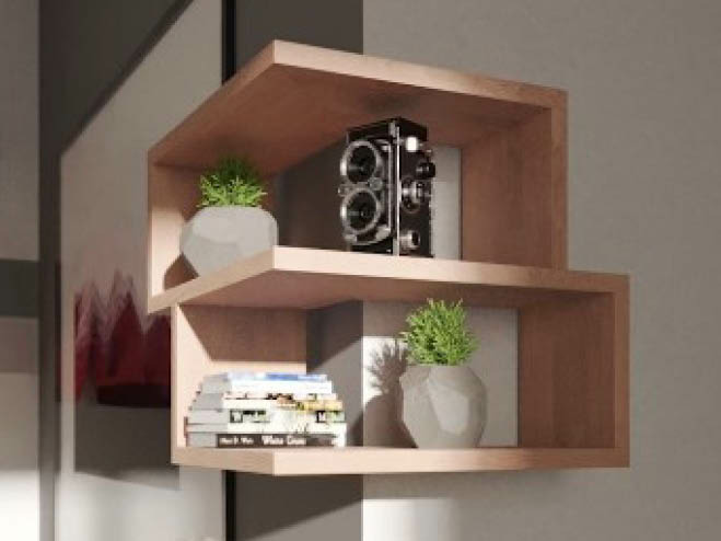DIY Eckregal