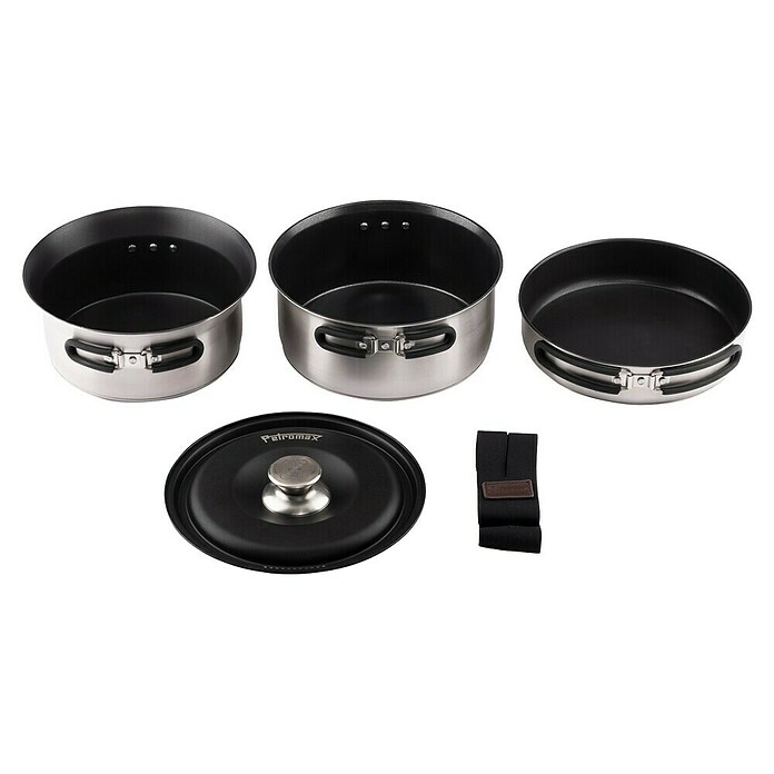 Petromax Kochgeschirr-Set Dimego (Edelstahl) | BAUHAUS
