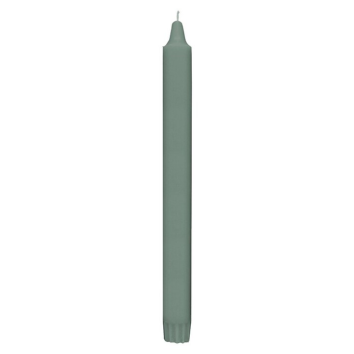 Hofer Dekokerze glatt (Antikgrün, Ø x H: 2,2 x 24 cm, 1 Stk.) | BAUHAUS