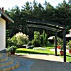 Ximax Carport Portoforte 110 (4,9 x 2,7 m, Einfahrtshöhe: Max. 2,2 m, Mattbraun, Schneelast: 137 kg/m²)