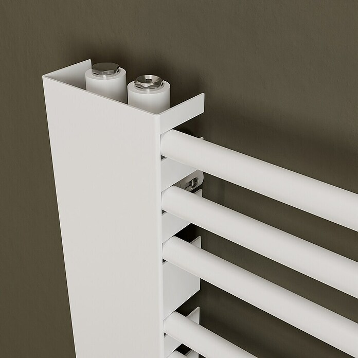 Badheizkörper Rosi (B x H: 60 x 146 cm, Wärmeleistung bei Vorlauftemperatur von 75 °C (D: 50): 612 W, Weiß) | BAUHAUS