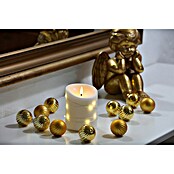Flower Power LED-Kerze Elephant Corro (Creme, Echtwachs, Ø x H: 10 x 12 cm) | BAUHAUS