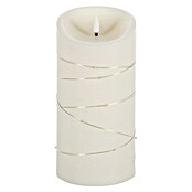 Flower Power LED-Kerze Elephant Corro (Creme, Echtwachs, Ø x H: 10 x 20 cm) | BAUHAUS