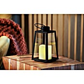 LED-Laterne Keru (10 x 10 x 18 cm, LED-Kerze, Schwarz) | BAUHAUS