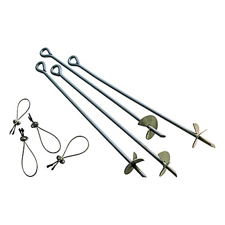 ShelterLogic Sturmanker (Stahl, Pulverbeschichtet, Länge: 76 cm)
