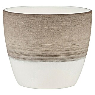 Scheurich Übertopf 950 (Espresso Cream, Ø x H: 14 x 13 cm)