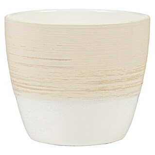 Scheurich Übertopf 950 (Vanilla Cream, Ø x H: 11 x 9,5 cm)