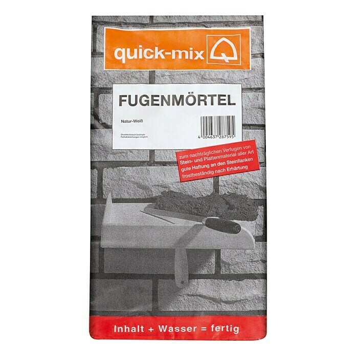 Quick-Mix Fugenmörtel FMWeiß, 10 kg Unknown