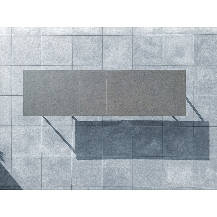 Sunfun Solo Gartentisch (L x B x H: 230 x 100 x 76,5 cm, Aluminium, Sintered Stone, Night-Grey, Ausziehbar) | BAUHAUS