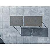 Sunfun Solo Gartentisch (L x B x H: 230 x 100 x 76,5 cm, Aluminium, Sintered Stone, Night-Grey, Ausziehbar) | BAUHAUS