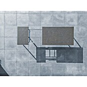 Sunfun Solo Gartentisch (L x B x H: 230 x 100 x 76,5 cm, Aluminium, Sintered Stone, Night-Grey, Ausziehbar) | BAUHAUS