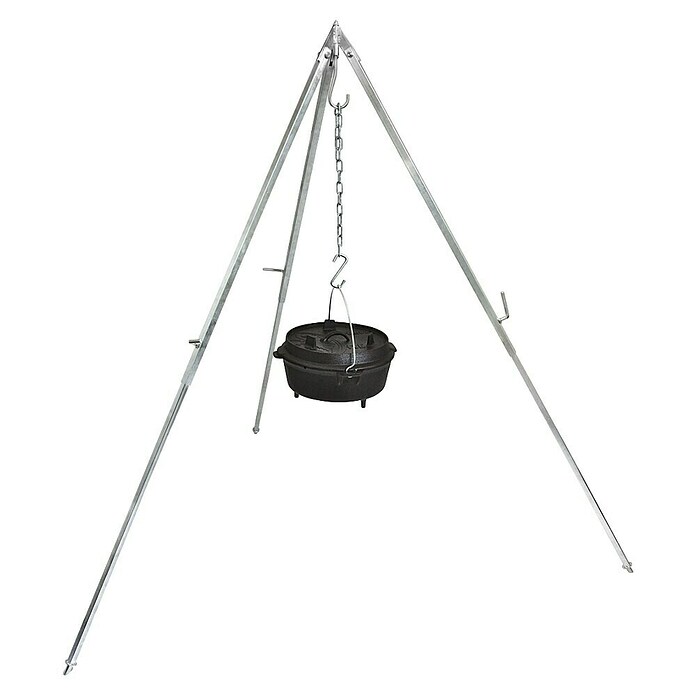 Petromax Soporte trípode (Plateado) | BAUHAUS