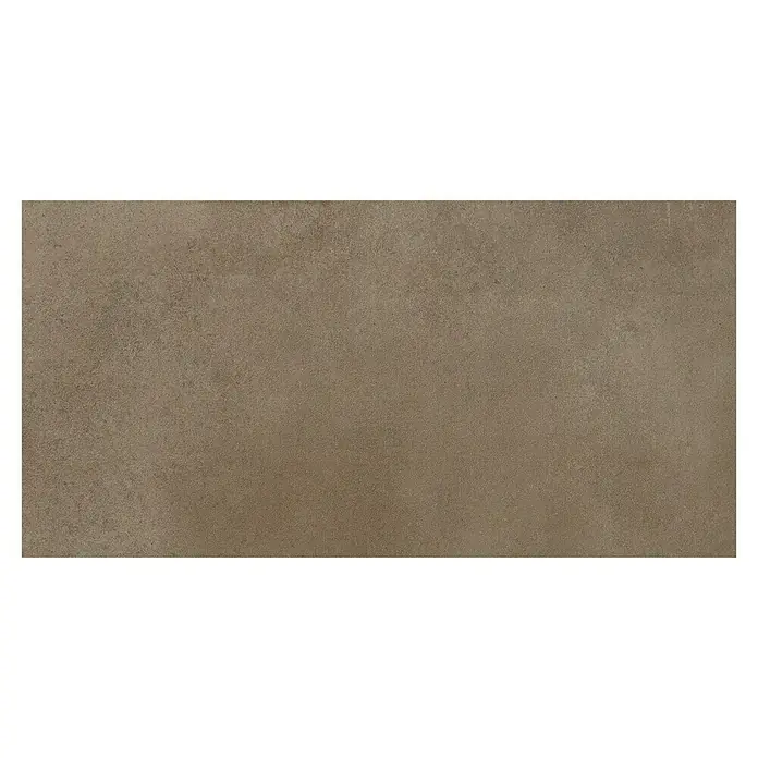 Art-Tec by Palazzo Feinsteinzeugfliese - 60 x 120 cm, Taupe, Matt - Nahaufnahme einer braunen Keramikfliese mit einer leicht strukturierten Oberfläche, ideal für moderne Innenräume.