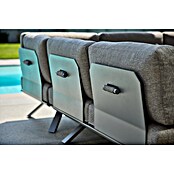 Sunfun Lumar Loungesofa-Eckelement (L x B x H: 115 x 115 x 68 cm, Aluminium, Night-Grey) | BAUHAUS