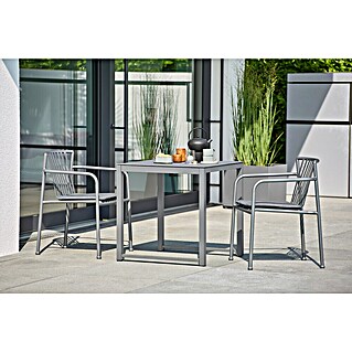 Sunfun Balkonmöbel-Set Amy/Sarah (3 -tlg., Night-Grey)