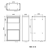 Metzler Paketbox Avalon 3 (L x B x H: 220 x 440 x 822 mm, Anthrazitgrau, Stahl, Fassungsvermögen: 34 l) | BAUHAUS