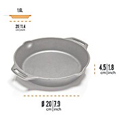 Petromax Grillpfanne FP25H-T (Durchmesser: 20,1 cm - 25 cm, Gusseisen) | BAUHAUS