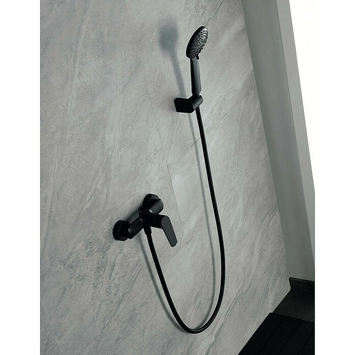 Imex Bélgica Grifo monomando de ducha (Negro) | BAUHAUS