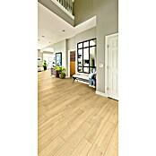 LOGOCLIC Aquaprotect Laminado Roble Cornsilk Ethereal (1.288 x 195 x 12 mm, Roble Cornsilk Ethereal, AC5, Resistente al agua) | BAUHAUS