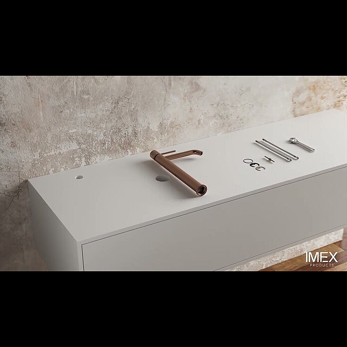 Imex Dinamarca Grifo monomando de bidé (Negro) | BAUHAUS