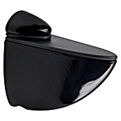 Rei Soporte de pared para estantes (Carga soportada: 30 kg, Apto para: Estantes, Negro, 1 ud.)