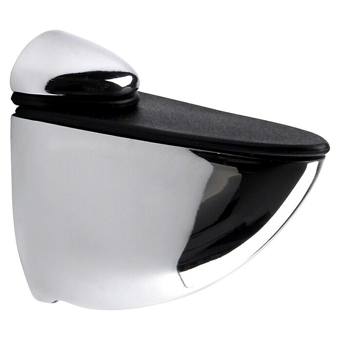 Rei Soporte de pared para estantes Brillante (Carga soportada: 30 kg, Apto para: Estantes, Cromo, 1 ud.)