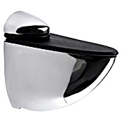 Rei Soporte de pared para estantes Brillante (Carga soportada: 30 kg, Apto para: Estantes, Cromo, 1 ud.)