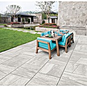 Terrassenplatte Division (50 x 30 x 4 cm, Grau, Beton) | BAUHAUS