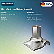 Solavento Erdungsklemme (Aluminium, Geeignet für: Schrägdach) | BAUHAUS