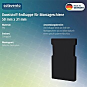 Solavento Endkappe Solavento (L x B x H: 30 x 35 x 55 mm, Geeignet für: Schrägdach) | BAUHAUS