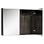 Camargue Aurinia LED-Spiegelschrank (B x H: 80 x 62 cm, Mit Beleuchtung, Holz, Marone Dekor Trüffel) | BAUHAUS