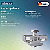 Solavento Arretierung Solavento (Aluminium, Geeignet für: Schrägdach) | BAUHAUS
