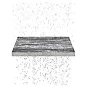 Terrassenplatte Megadrain Silver (50 x 50 x 4 cm, Grau, Beton, Wasserdurchlässig) | BAUHAUS