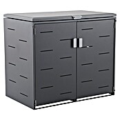 Sunfun Smetarnik  (Š x G: 134 x 81,5 cm, Jeklo, Primerno za število smetnjakov: 2 kos) | 7437 - Gerätehäuser Metall | IAGD - Gartenhäuser | IAG - Außenbereichsausstattung | IA - Gartenhartware | I - Stadtgarten | BAUHAUS