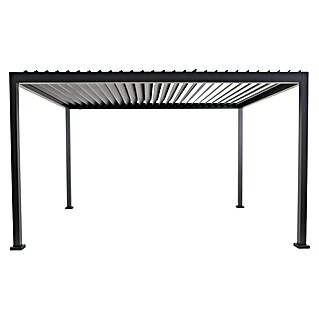 Sunfun Milos Paviljon z lamelami (Š x G: 392 x 294 cm, Barva ogrodja: Antracit, Aluminij)