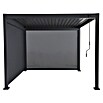 Sunfun Milos Seitenwand (B x H: 276 x 217 cm, Night-Grey, Tiefe: 8,5 cm) | BAUHAUS