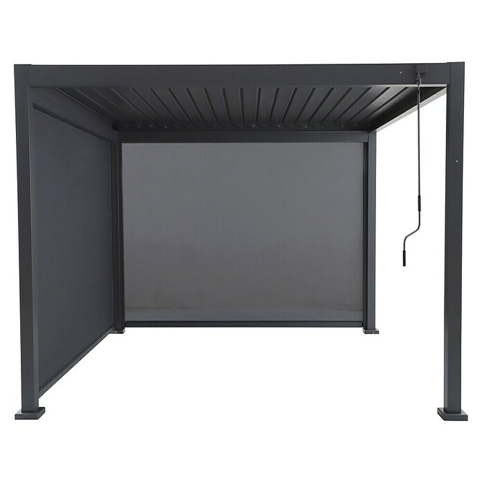 Sunfun Milos Seitenwand (B x H: 276 x 217 cm, Night-Grey, Tiefe: 8,5 cm) | BAUHAUS