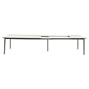 Sunfun Solo Gartentisch (L x B x H: 230 x 100 x 76,5 cm, Aluminium, Sintered Stone, Light-Greige, Ausziehbar) | BAUHAUS
