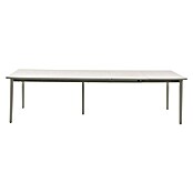 Sunfun Solo Gartentisch (L x B x H: 230 x 100 x 76,5 cm, Aluminium, Sintered Stone, Light-Greige, Ausziehbar) | BAUHAUS