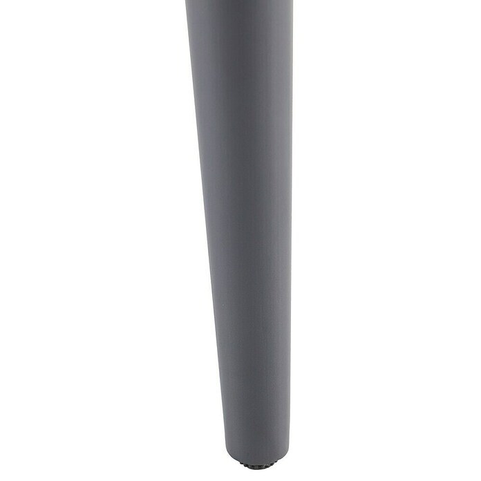 Sunfun Solo Gartentisch rund (Ø x H: 120 x 74 cm, Aluminium, Sintered Stone, Night-Grey) | BAUHAUS