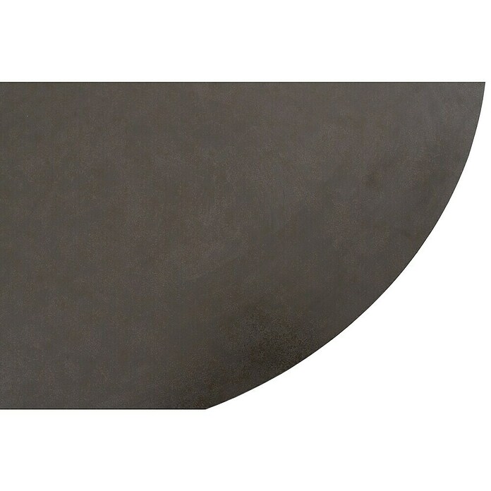 Sunfun Solo Gartentisch rund (Ø x H: 120 x 74 cm, Aluminium, Sintered Stone, Night-Grey) | BAUHAUS