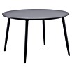 Sunfun Solo Gartentisch rund (Ø x H: 120 x 74 cm, Aluminium, Sintered Stone, Night-Grey) | BAUHAUS