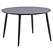 Sunfun Solo Gartentisch rund (Ø x H: 120 x 74 cm, Aluminium, Sintered Stone, Night-Grey) | BAUHAUS