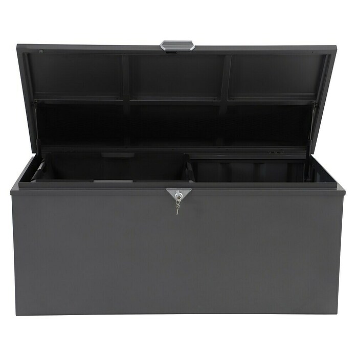 Sunfun Lumar Aufbewahrungsbox (L x B x H: 58 x 132 x 60 cm, Stahl, Night-Grey) | BAUHAUS